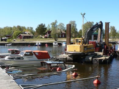 uponneiden alusten nosto